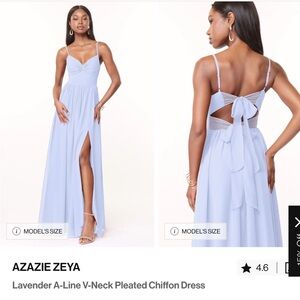 Azazie Bridesmaid Dress dusty Lavender